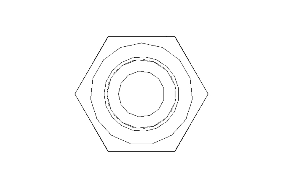 Hexagon screw M6x95 A2 70 ISO4014