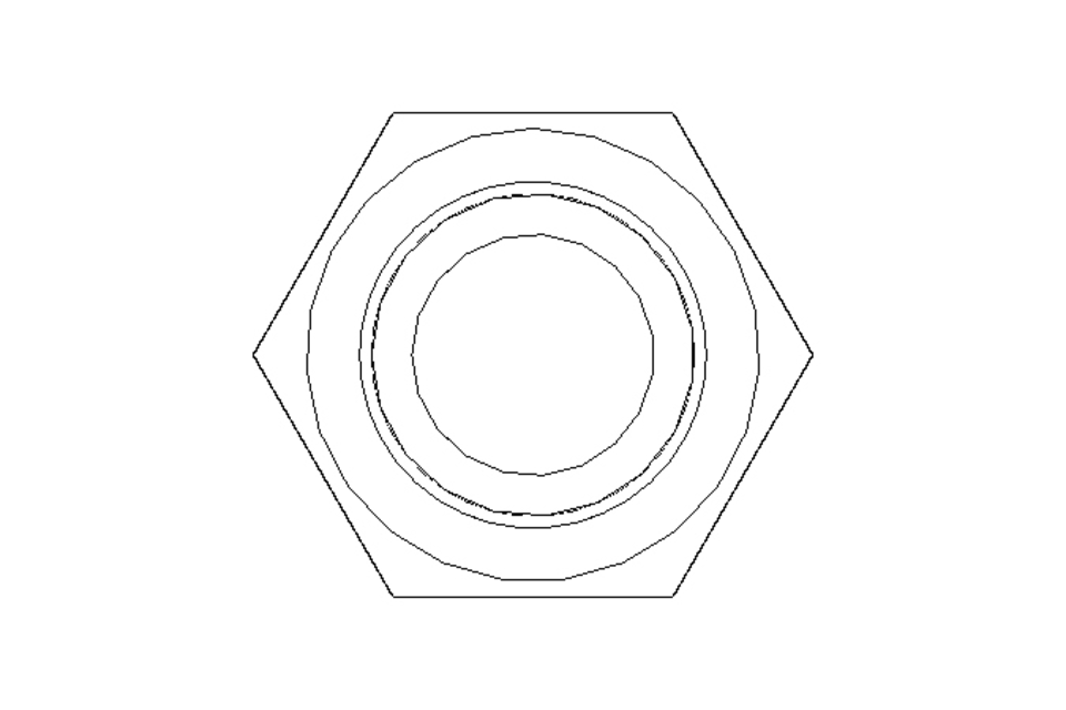 Hexagon screw M16x100 A2-70 DIN 931