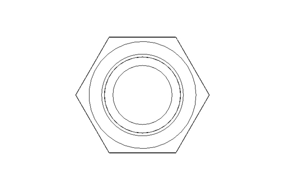 Hexagon screw M27x50 8.8 ISO4017