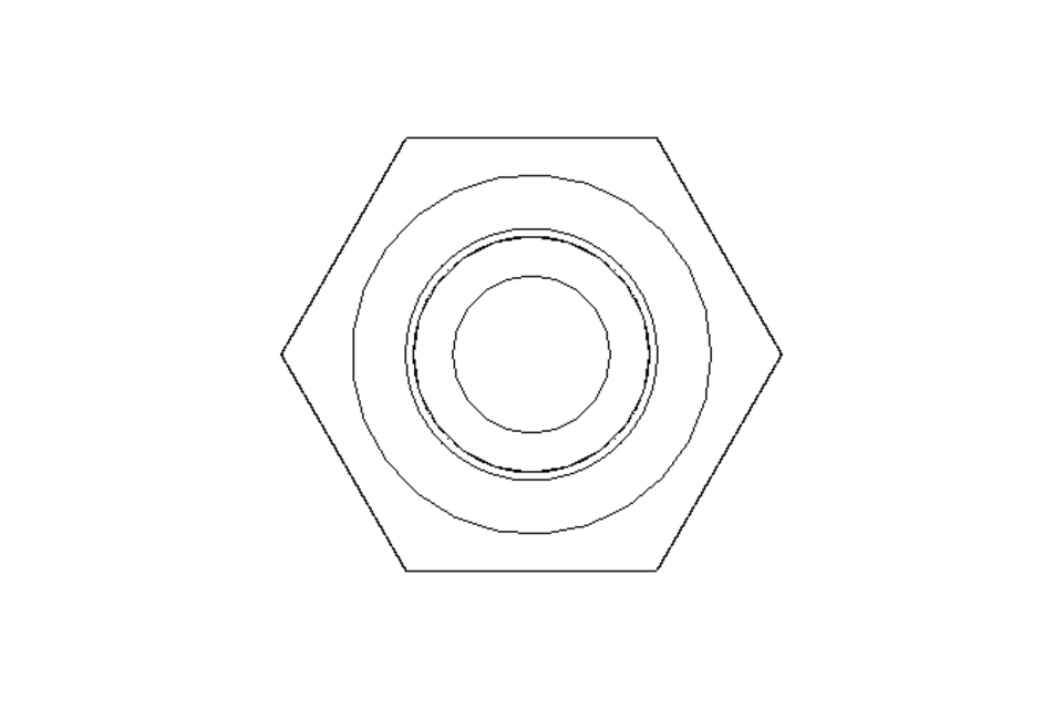 Hexagon screw M3x16 A2 70 ISO4017