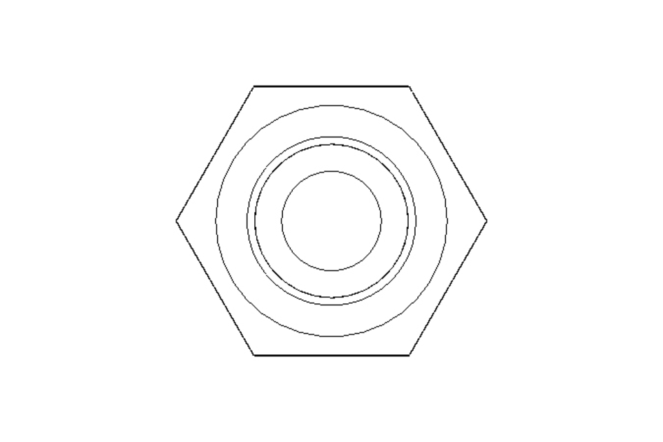 Hexagon screw M4x5.6 A2 70 ISO4017