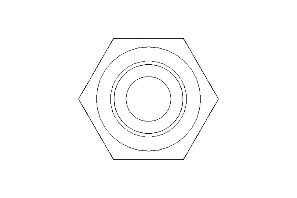 Hexagon screw M4x8 A2 70 ISO4017