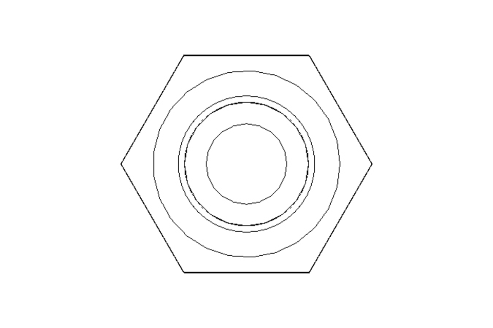 Hexagon screw M4x40 A2-70 DIN 933