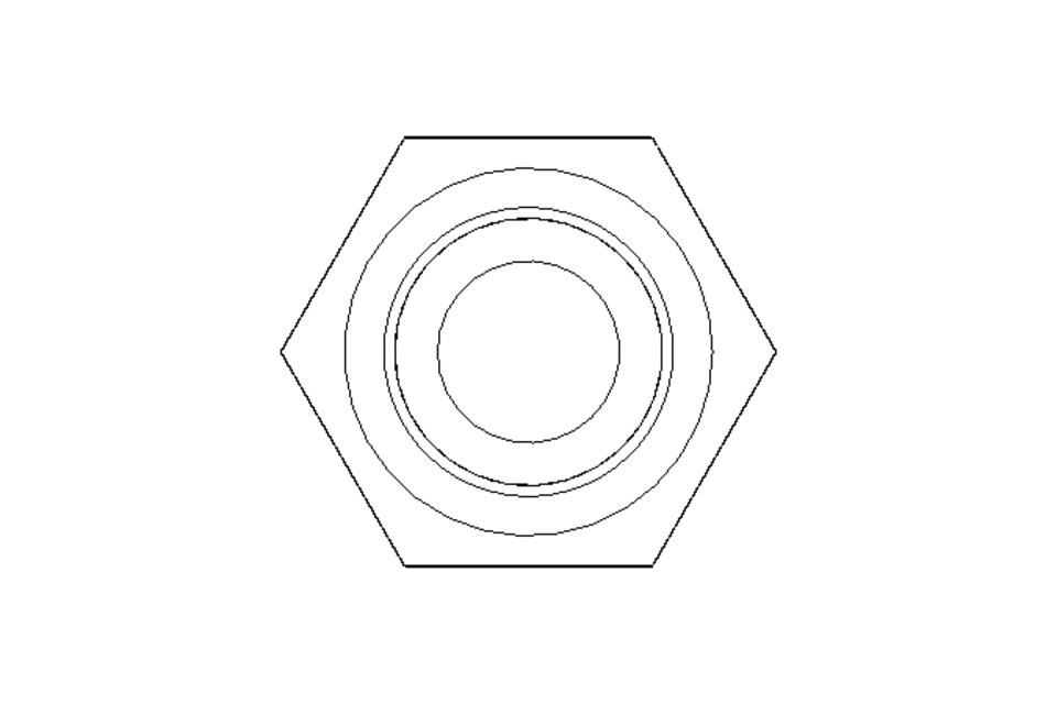 Hexagon screw M5x10 8.8 ISO4017