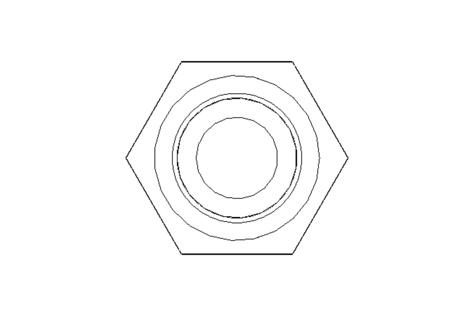 Hexagon screw M5x30 A2 70 ISO4017