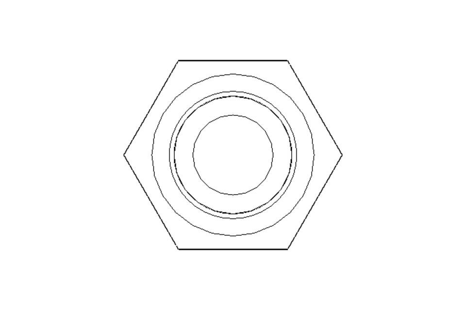 Hexagon screw M5x50 A2 70 ISO4017