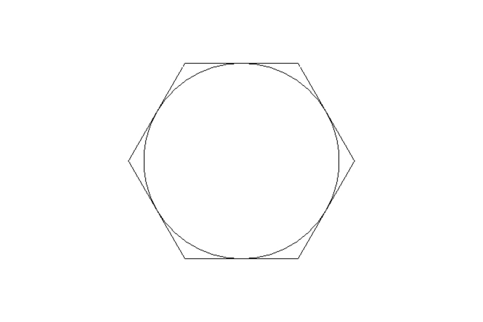Hexagon screw M6x8 A2 70 ISO4017