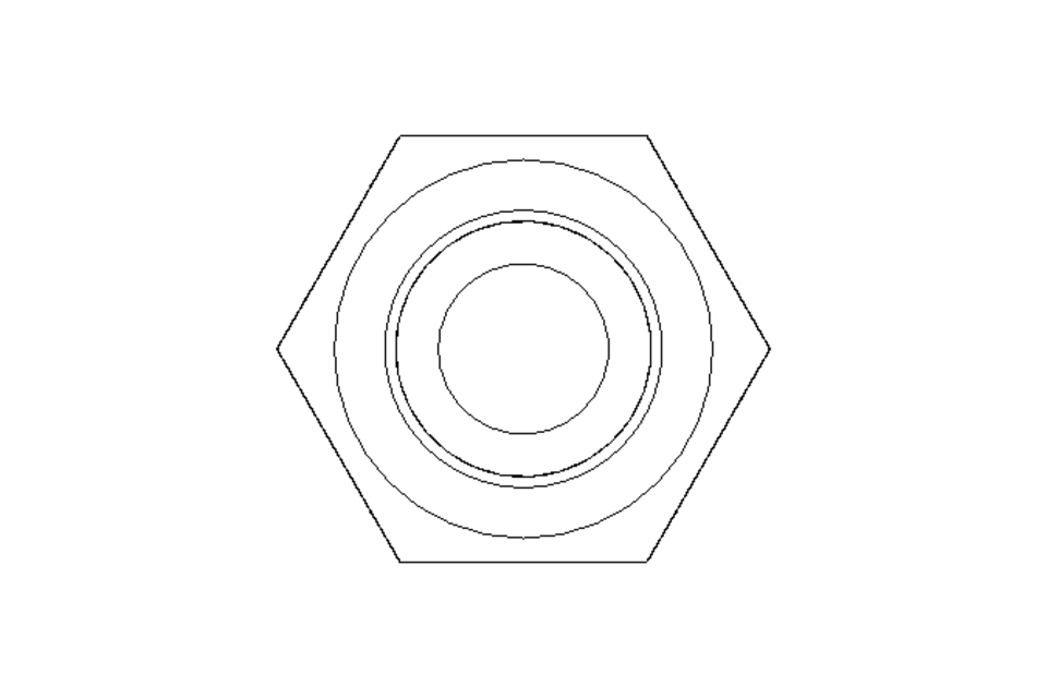 Hexagon screw M6x12 8.8 ISO4017