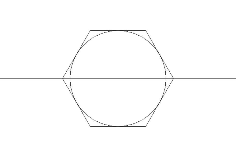 Hexagon screw M6x20 8.8 ISO4017
