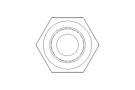 Hexagon screw M6x45 A2 70 ISO4017