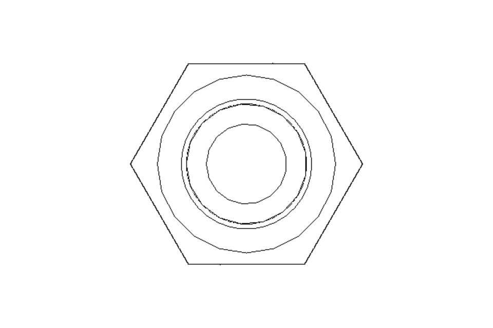 Hexagon screw M6x50 A2 70 ISO4017