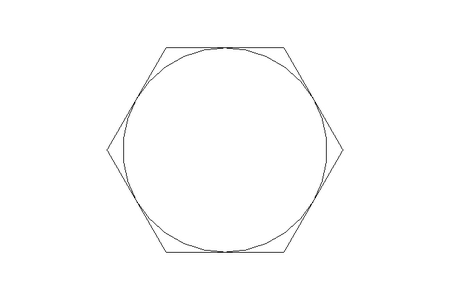 Hexagon screw M6x60 A2 70 ISO4017