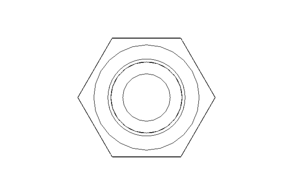 Hexagon screw M6x65 A2 70 ISO4017