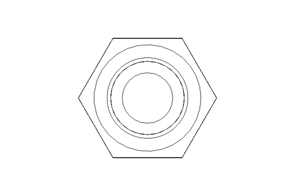 Hexagon screw M8x25 A2 70 ISO4017-KLF