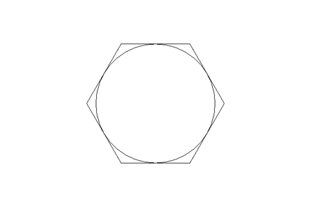 Hexagon screw M8x30 DIN 933