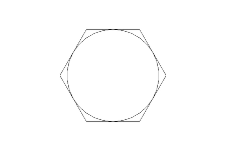 Hexagon screw M8x55 8.8 ISO4017