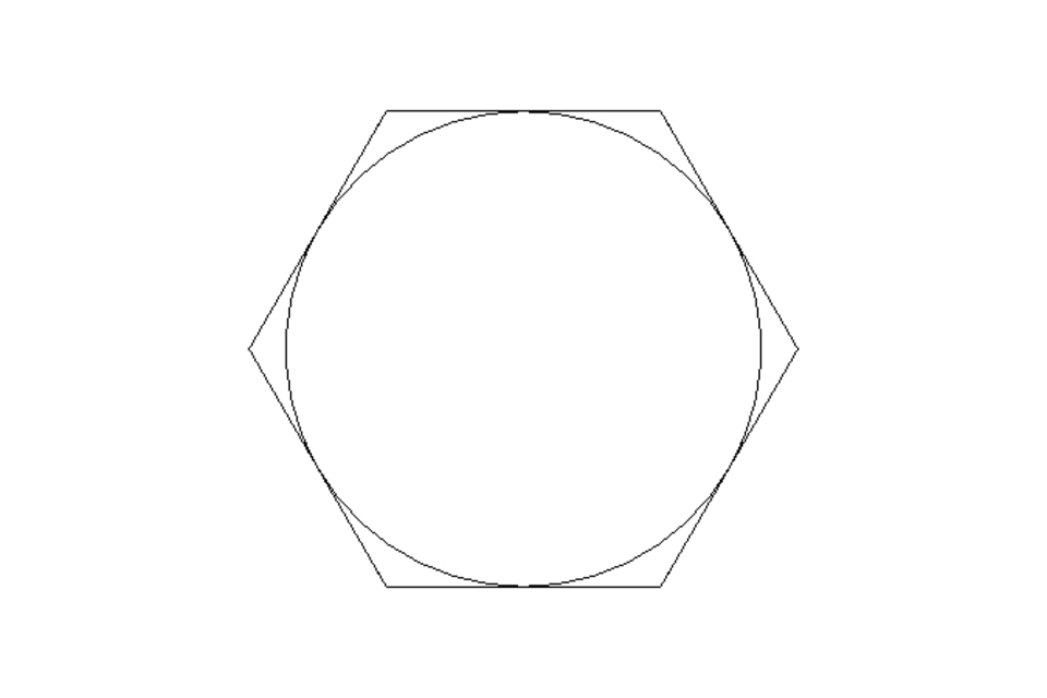 Hexagon screw M10x10 A2 70 ISO4017