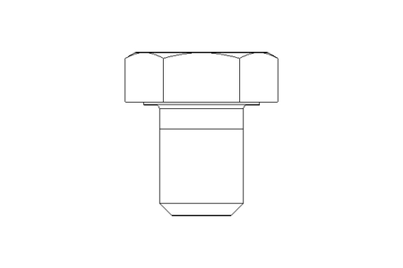 Tornillo cab. hexag. M12x16 A2 70