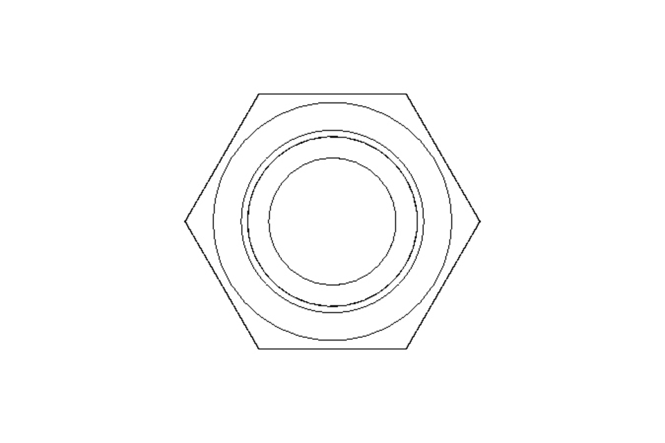 Hexagon screw M16x25 8.8 ISO4017