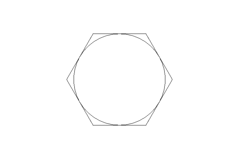 Hexagon screw M16x25 8.8 ISO4017