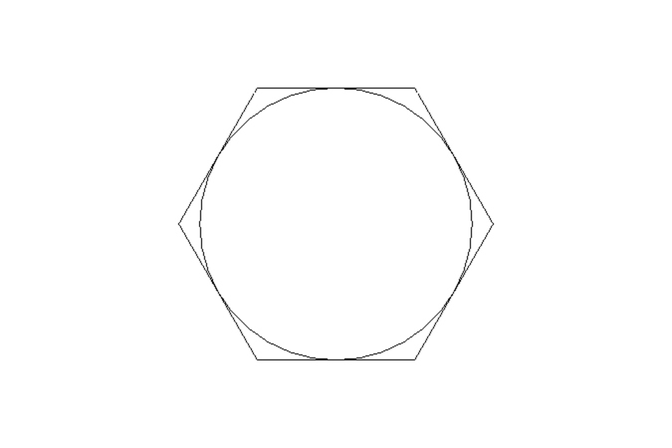 Hexagon screw M20x50 8.8 ISO4017