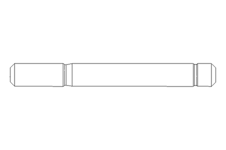 Stud bolt M8x65 A2 DIN938