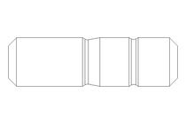 Goujon fileté M12x30 A2 DIN938