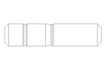 双头螺栓 M12x40 DIN938-ZnNi/T2/720h