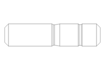 双头螺栓 M12x40 DIN938-ZnNi/T2/720h