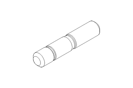 Cavilha roscada nas pontas M10x40 A2