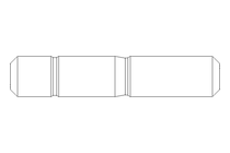 Stud bolt M10x40 A2 DIN939