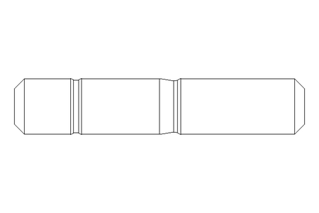 Stud bolt M10x40 A2 DIN939