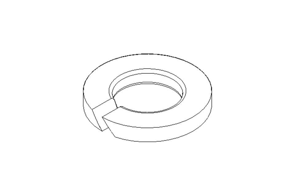 Пружинящее кольцо B 6 A2 DIN127