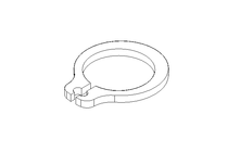 Retaining ring 9x1 A2 DIN471