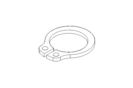 Tear-off ring 10x1 1.4122 DIN471