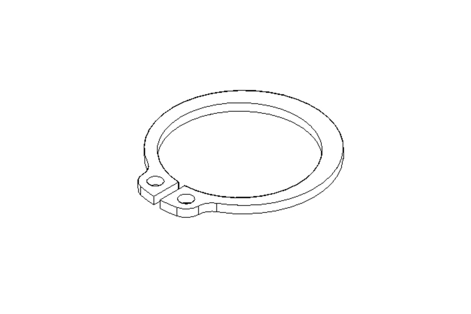 Tear-off ring 20x1.2 1.4122 DIN471