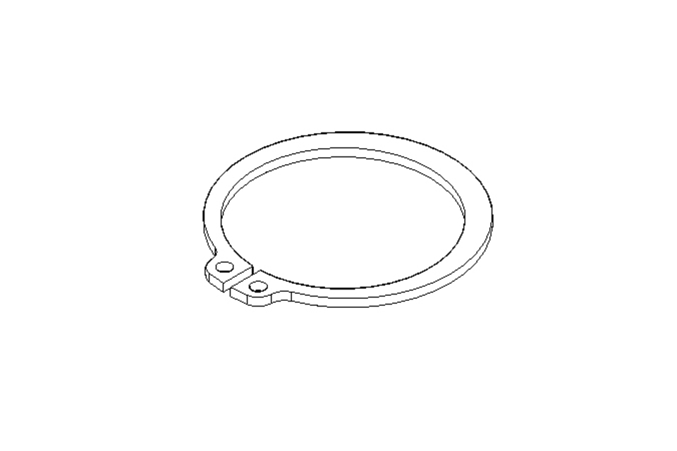 Tear-off ring 35x1.5 A2 DIN471
