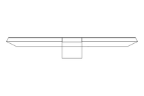 Locking bracket 17 St-Zn DIN432