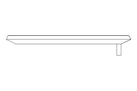 Locking bracket 17 St-Zn DIN432