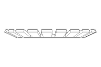 Locking bracket MB5 25x42 St DIN5406