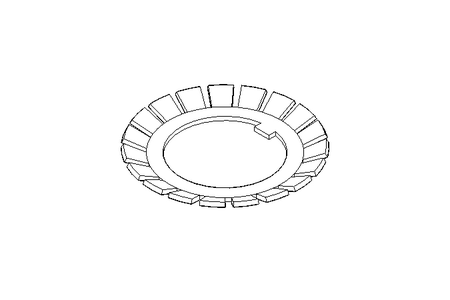 Rosetta di sicurezza MB6 30x49 St