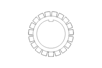 Rosetta di sicurezza MB8 40x62 St