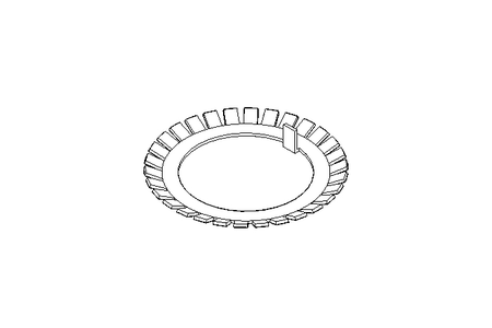 Rosetta di sicurezza MB10 50x74 St