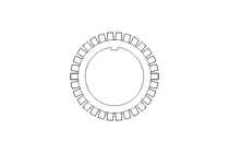 Rosetta di sicurezza MB10 50x74 St