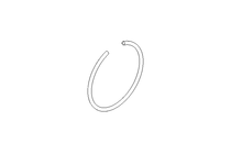 Anello elastico B 65 - 1.4310 DIN7993