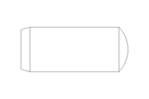 Pasador cilíndrico ISO 2338 10 m6x24 A2