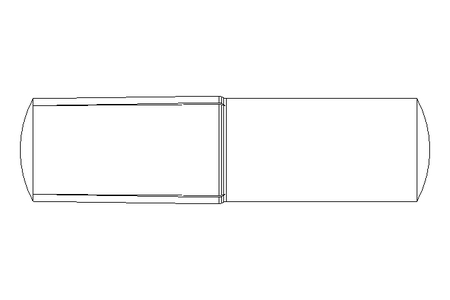 Grooved dowel pin ISO8741 2x8 A2