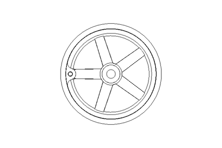 Handrad 250 x 22 D3-Al