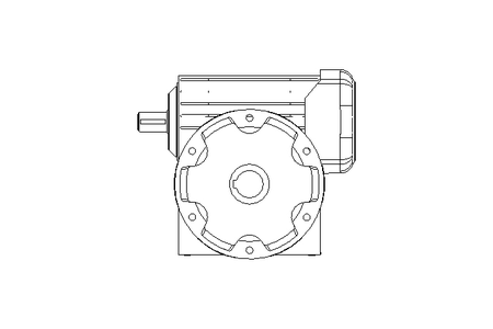 Schneckengetriebe i=20:1