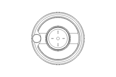 Handrad GN522.8-160-B14-D